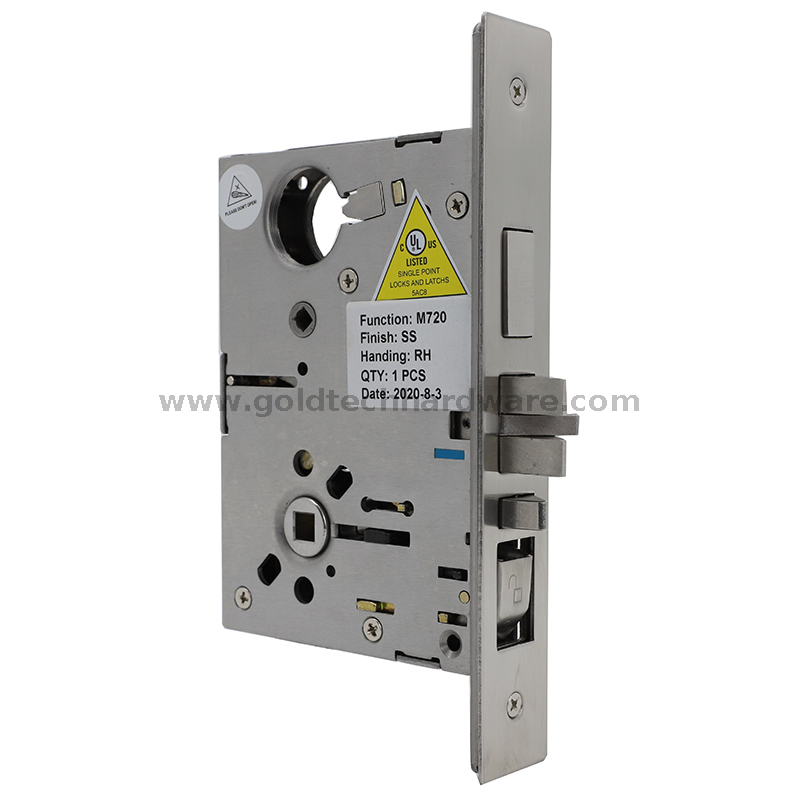 SUS304 Американский ANSI/BHMA A156.13 Врезной замок B220, внесенный в список UL Функция входа/офиса